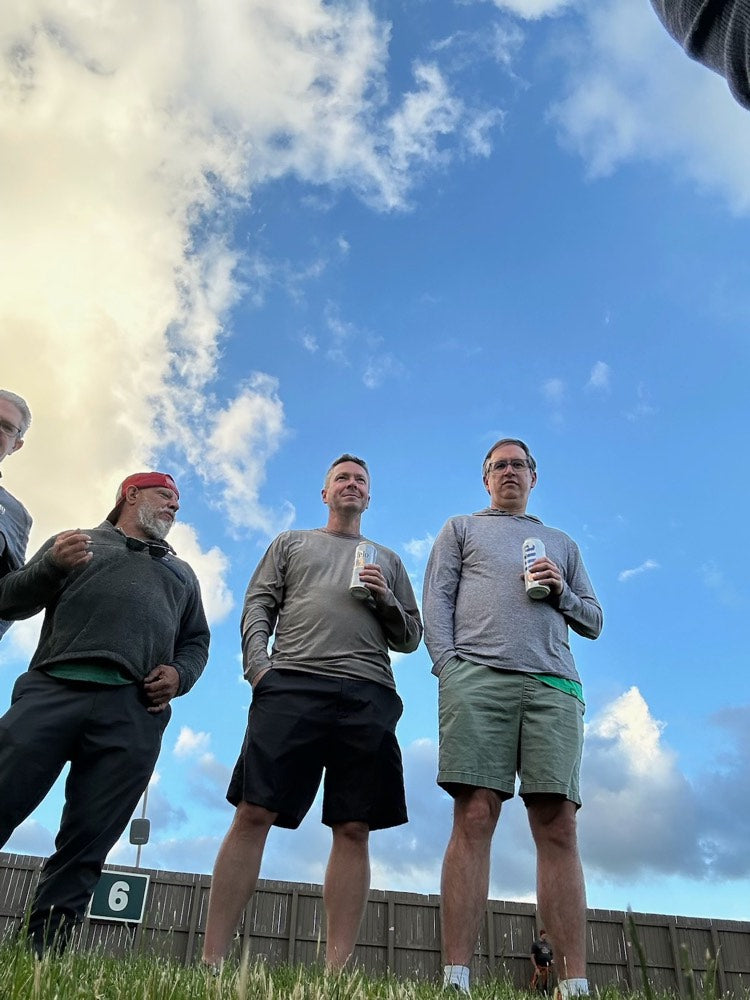 Good vibes under blue skies